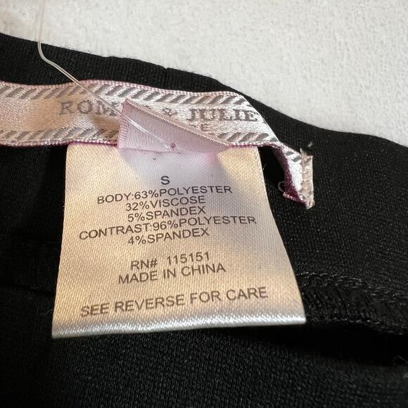 Romeo & Juliet Couture Ponte Ribbed Stretch Skinny Leggings Size Small NEW - Picture 7 of 10